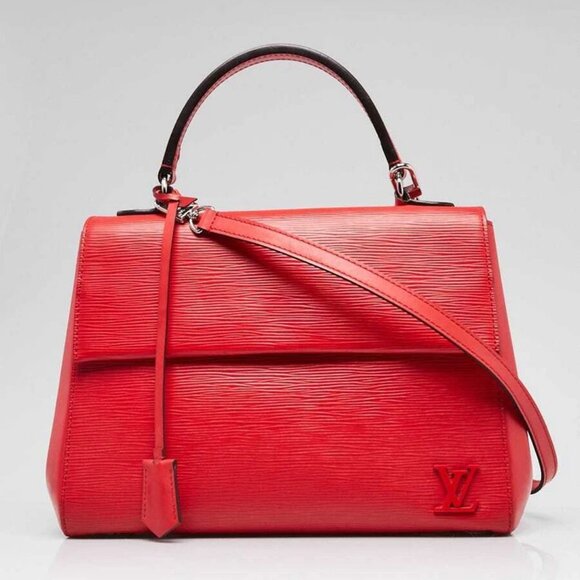 Louis Vuitton Coquelicot Epi Leather Cluny MM Bag - Picture 1 of 12